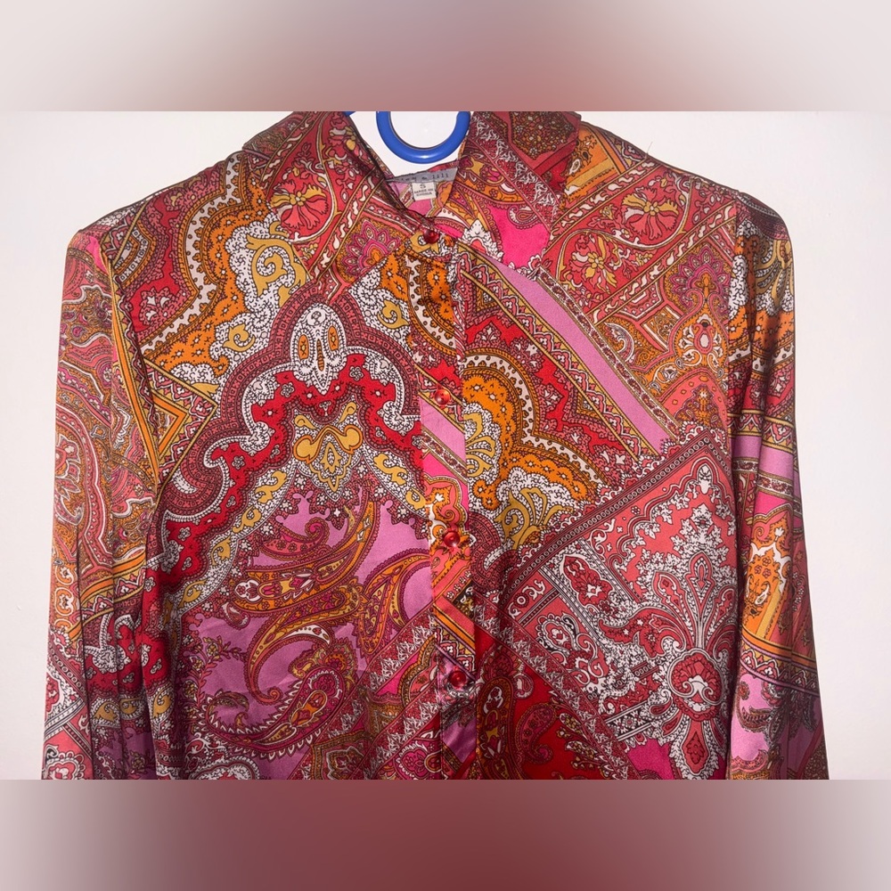 Gypsy Boho Paisley Blouse